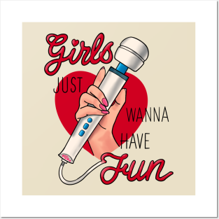 Woman Wall Art - Girls Just Wanna Have Fun by GraphiContent
